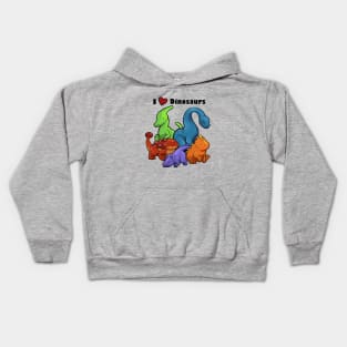 I ♥ Dinosaurs Kids Hoodie